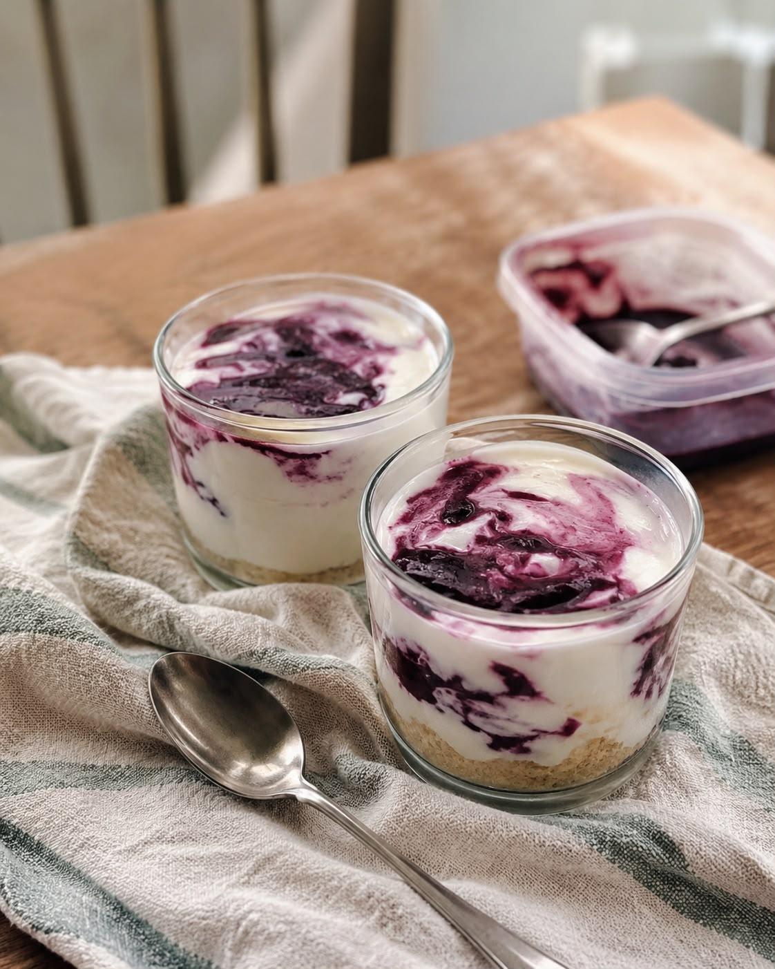 Blue Velvet - Creamy Yogurts from Ozee's Bakery Bangalore