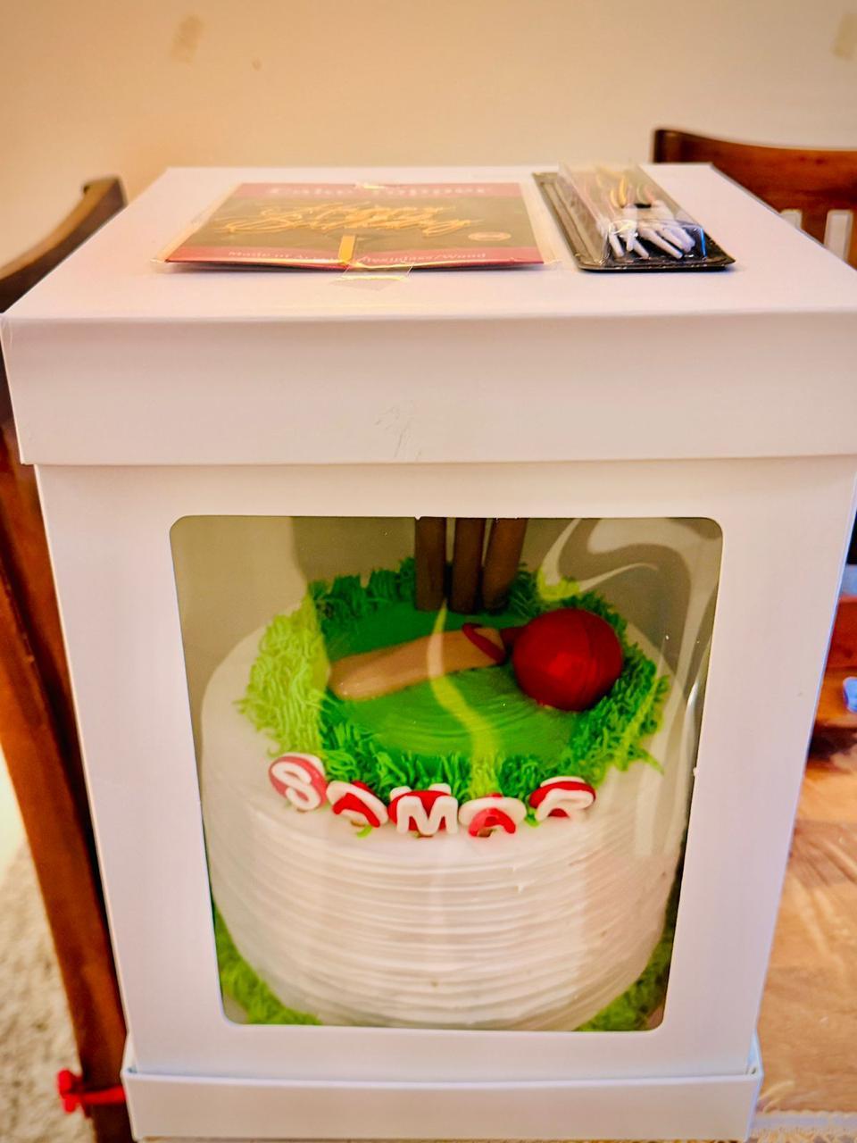 Sporty Cricket Cake - Celebration Cakes view 2