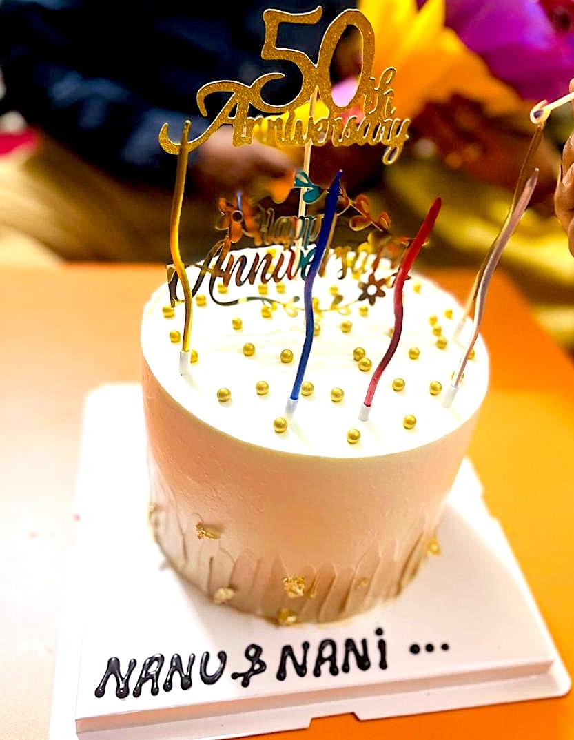 Golden Elegance - Celebration Cakes from Ozee's Bakery Bangalore