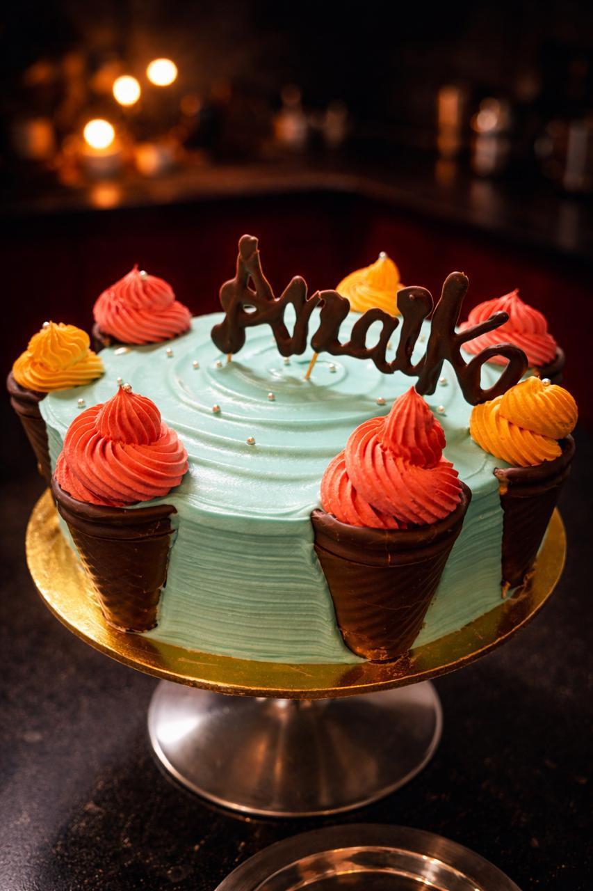Ice Cream Cone Delight - Celebration Cakes from Ozee's Bakery Bangalore
