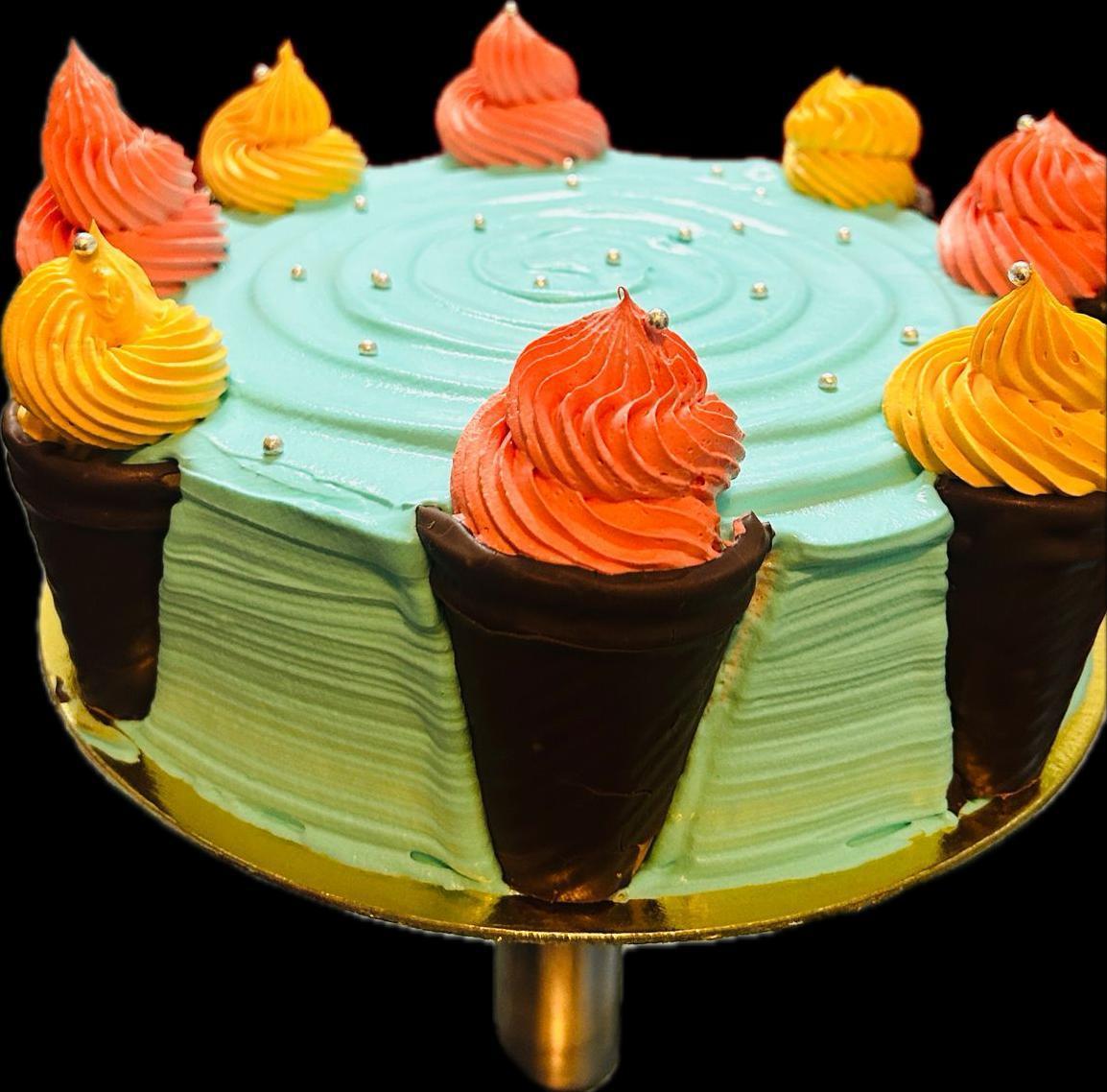 Ice Cream Cone Delight - Celebration Cakes view 2