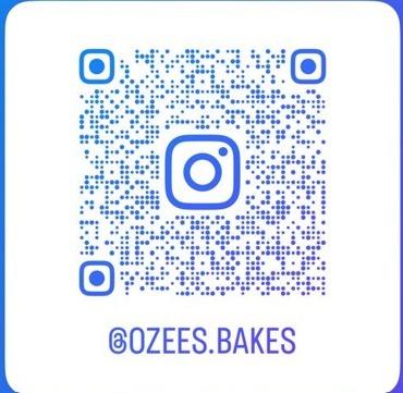 Scan to follow @ozees.bakes on Instagram
